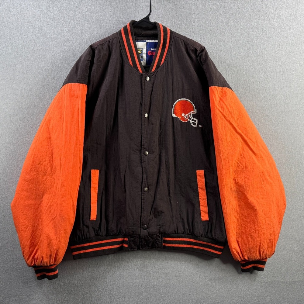 Vintage Cleveland Browns Jacket‎ Mens XL 90s Competitor NFL Game Day
